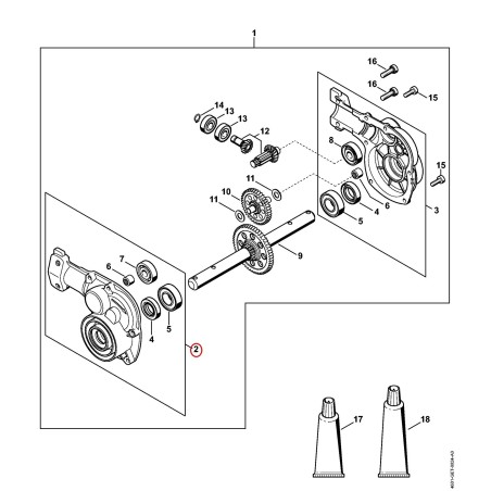 Getriebegehäuse 46016400504 ORIGINAL STIHL | NewgardenParts.com