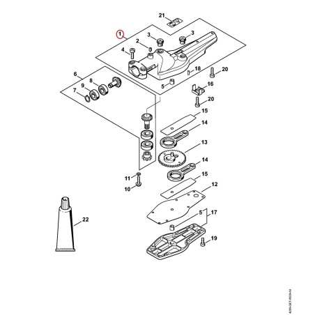 Scatola riduttore 42306400504 ORIGINALE STIHL | NewgardenParts.com