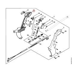 Handle molding, inner 42447910801 ORIGINAL STIHL | NewgardenParts.com