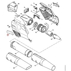 Griffschale 45237900600 ORIGINAL STIHL | NewgardenParts.com