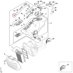 Griffschale 42387910600 ORIGINAL STIHL | NewgardenParts.com