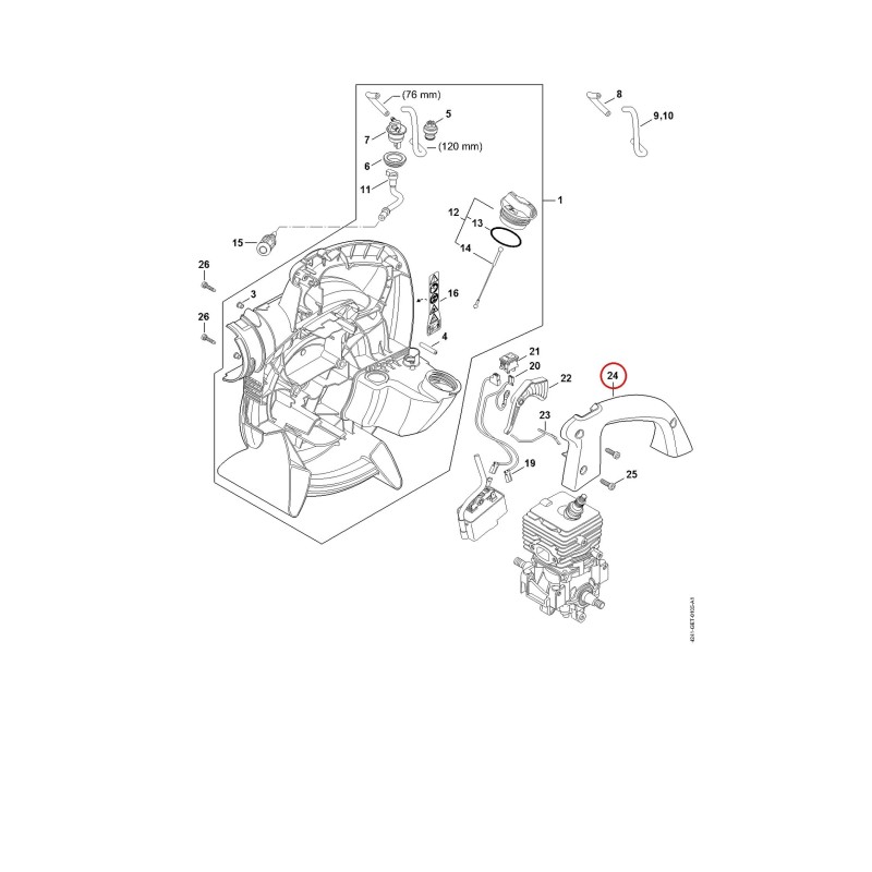 Griffschale 42417910600 ORIGINAL STIHL