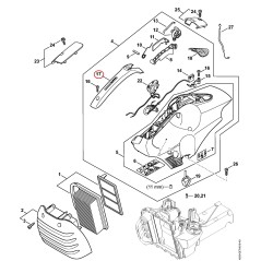 Handle molding 42507910600 ORIGINAL STIHL | NewgardenParts.com