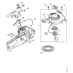 Griffschale 42287910603 ORIGINAL STIHL | NewgardenParts.com