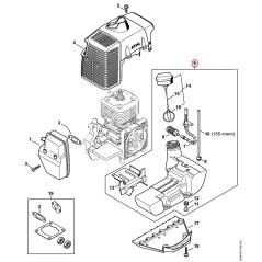 Fuel tank 42463500401 ORIGINAL STIHL | NewgardenParts.com