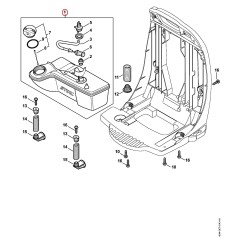 Kraftstofftank 42443500407 ORIGINAL STIHL | NewgardenParts.com