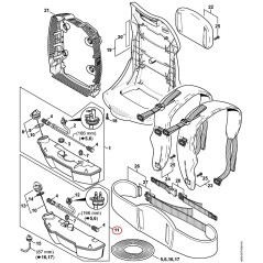 Kraftstofftank 42823500406 ORIGINAL STIHL | NewgardenParts.com
