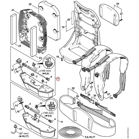 Réservoir d'essence 42823500407 ORIGINAL STIHL | NewgardenParts.com