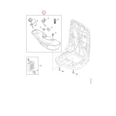 Kraftstofftank 42833500403 ORIGINAL STIHL | NewgardenParts.com