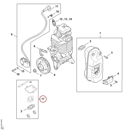 Dichtungssatz 42830071600 ORIGINAL STIHL | NewgardenParts.com