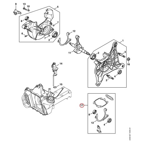 Jeu de joints 42380071600 ORIGINAL STIHL | NewgardenParts.com