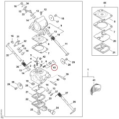 Jeu de Piston de pompe 42381209700 ORIGINAL STIHL | NewgardenParts.com
