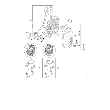 Muffler 42821400602 ORIGINAL STIHL | NewgardenParts.com