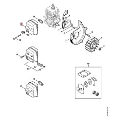 Muffler 42291400600 ORIGINAL STIHL | NewgardenParts.com