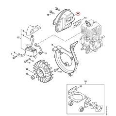 Silenziatore 42411400615 ORIGINALE STIHL | NewgardenParts.com