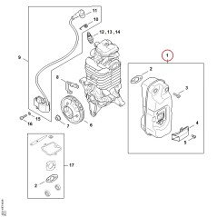 Muffler 42831400610 ORIGINAL STIHL | NewgardenParts.com