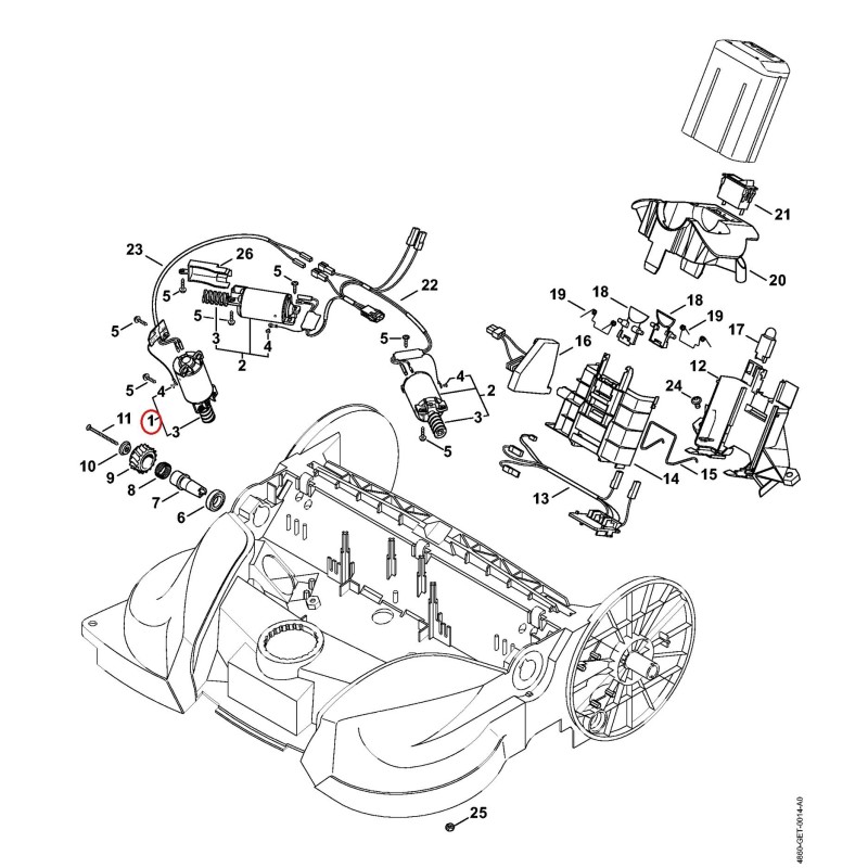 Elektromotor 48606000208 ORIGINAL STIHL
