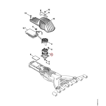 Motor eléctrico 48556000200 ORIGINAL STIHL | NewgardenParts.com