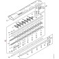 Barre de coupe compl. R 48697105903 ORIGINAL STIHL