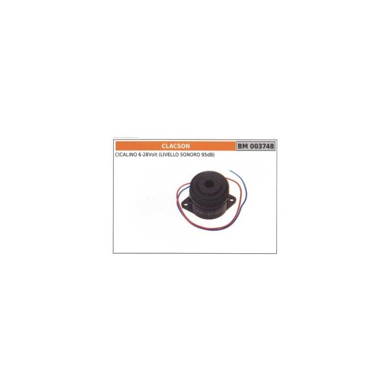 Cicalino 6-28Volt (livello sonoro 95dB) codice 003748