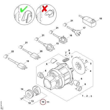Piatto oscillante 49507608708 ORIGINALE STIHL | NewgardenParts.com