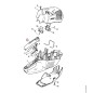 Monture de poignée 48517910601 ORIGINAL STIHL