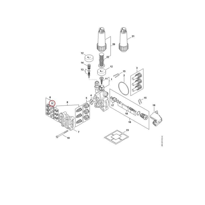 Satz RDR N11,5x2 NBR90 49500070803 ORIGINAL STIHL