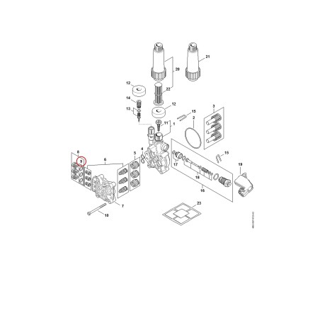 Set O-ring N11,5x2 NBR90 49500070803 ORIGINAL STIHL | NewgardenParts.com