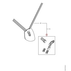 Jeu de pièces AR 48660071000 ORIGINAL STIHL | NewgardenParts.com
