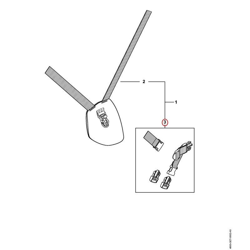 Jeu de pièces AR 48660071000 ORIGINAL STIHL Jeu de pièces AR 48660071000 ORIGINAL STIHL
