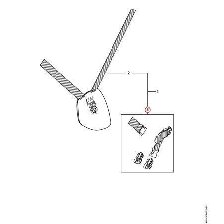Parts kit AR 48660071000 ORIGINAL STIHL | NewgardenParts.com