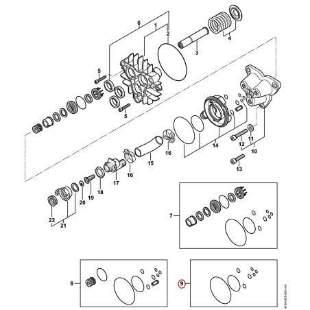 Set of gaskets 47800071001 ORIGINAL STIHL | NewgardenParts.com