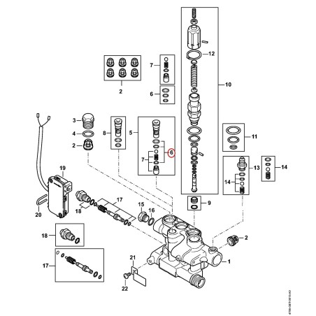 Set of gaskets 47570071003 ORIGINAL STIHL | NewgardenParts.com