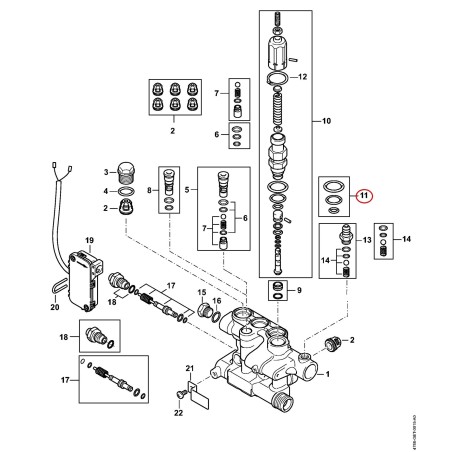Set of gaskets 47570071002 ORIGINAL STIHL | NewgardenParts.com