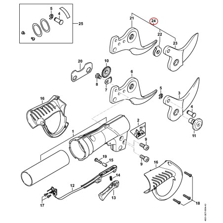 Jeu de lames 48610074200 ORIGINAL STIHL | NewgardenParts.com