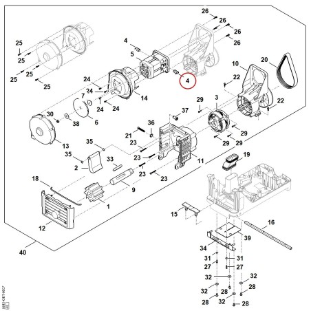 Balai de charbon 60130071005 ORIGINAL STIHL | NewgardenParts.com