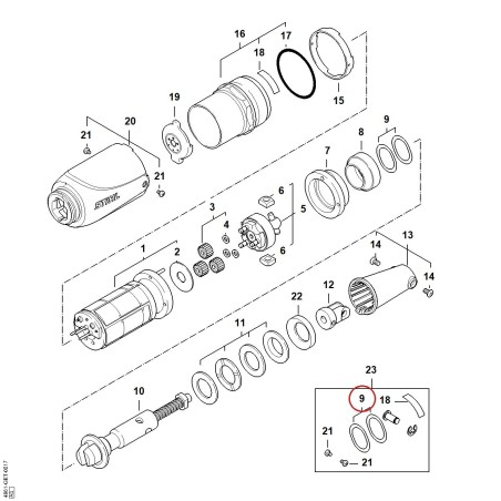 Spessore 48616428801 ORIGINALE STIHL | NewgardenParts.com