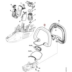 Levier de commande 48517908701 ORIGINAL STIHL | NewgardenParts.com