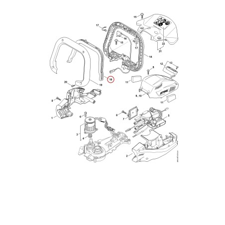 Levier de commande 48697981600 ORIGINAL STIHL | NewgardenParts.com