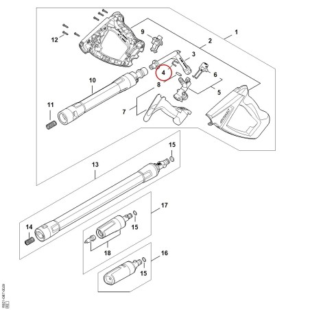 Etrier 49305050900 ORIGINAL STIHL | NewgardenParts.com