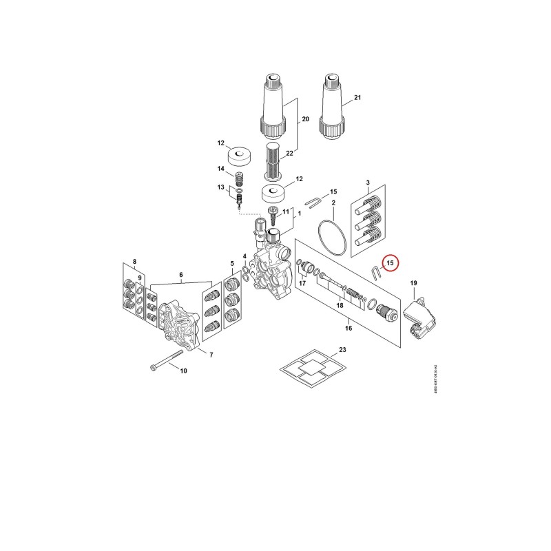 Abrazadera 49507014600 ORIGINAL STIHL