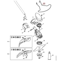 Bump Guard 48637133400 ORIGINAL STIHL | NewgardenParts.com