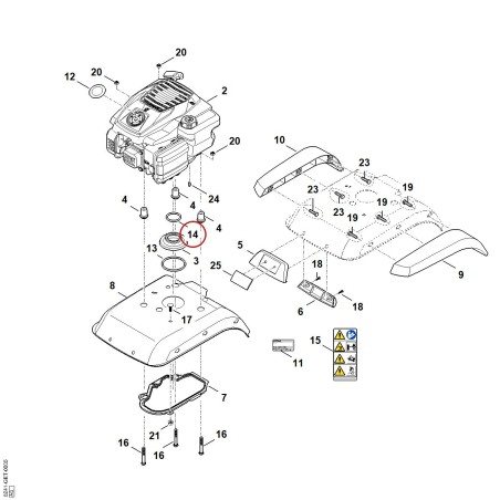 Dichtring 42x5 62419925510 ORIGINAL STIHL | NewgardenParts.com