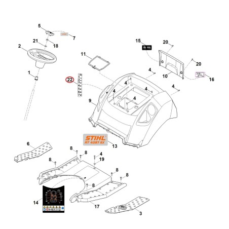 Label 61659674440 ORIGINAL STIHL | NewgardenParts.com