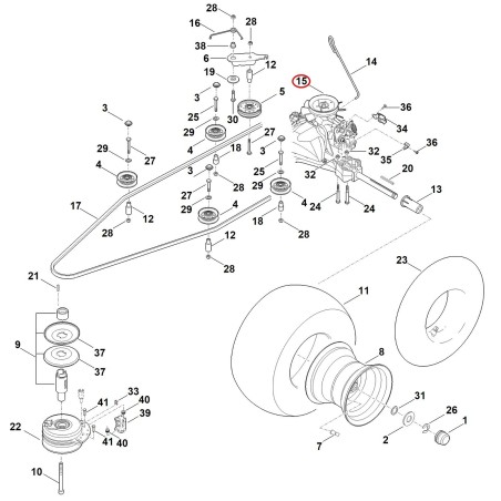 Transmission T2-CHBF-2X3C-1TX1 61656400101 ORIGINAL STIHL | NewgardenParts.com