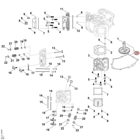 Camshaft set 61650071020 ORIGINAL STIHL | NewgardenParts.com