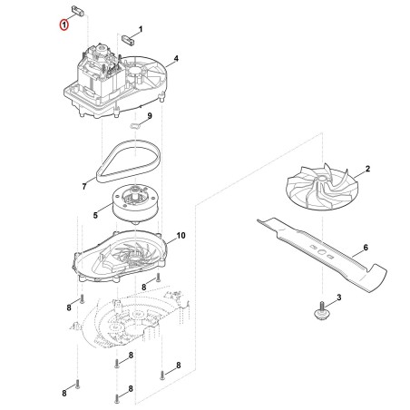 Balai de charbon 63200071000 ORIGINAL STIHL | NewgardenParts.com