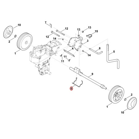 Étrier de fixation 62427166500 ORIGINAL STIHL | NewgardenParts.com