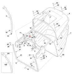 Staffa 61707630410 ORIGINALE STIHL | NewgardenParts.com