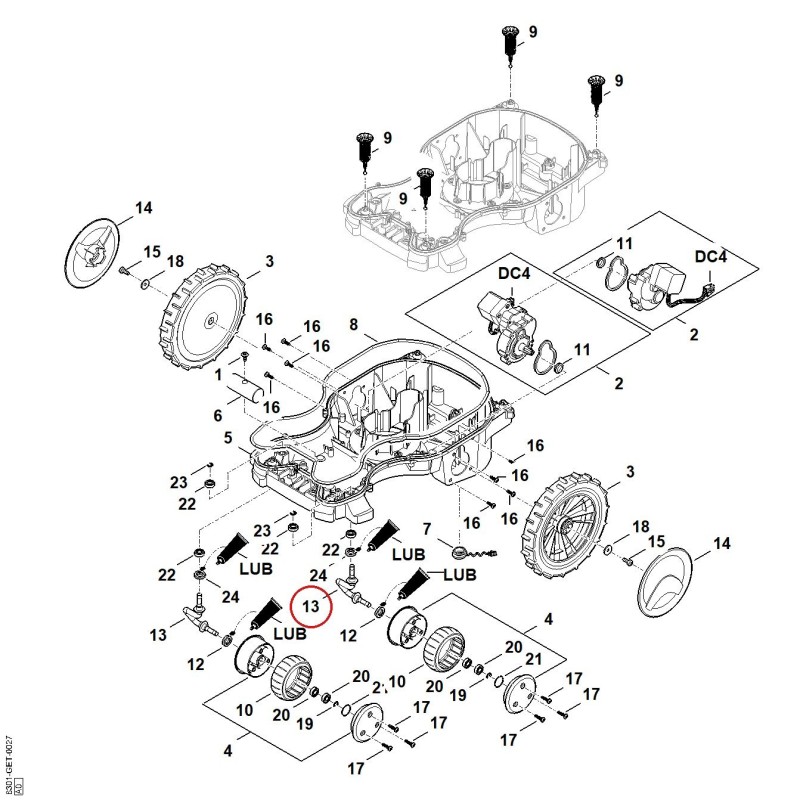 Staffa 63097106600 ORIGINALE STIHL